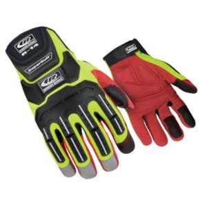 R 14 Mechanics Hi Vis Ringers Gloves