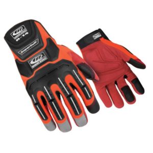R 14 Mechanics Orange Ringers Gloves