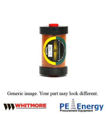WHITMORE L143 3.25” DIA X 5” LONG 1/2” FNPT Part Number: 095L143