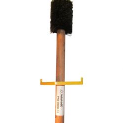 IndustrialHD IHDB-10 Brocha de Compuesto para Roscas Pesadas con Recorte Recto y Protector de 2-7/8" y Mango Largo de 16"