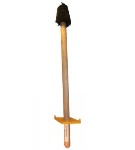 IHDB 13 Tapered Trim Heavy Duty Thread Compound Dope Brush 2 Front and 3 Back W Guard 28 LG Handle IndustrialHD