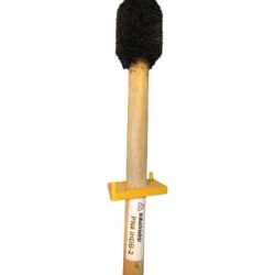 IndustrialHD IHDB-2 Cepillo para Compuesto con Recorte Cónico de 2-1/2" en Ambos Extremos y Protector, Mango Largo de 16”