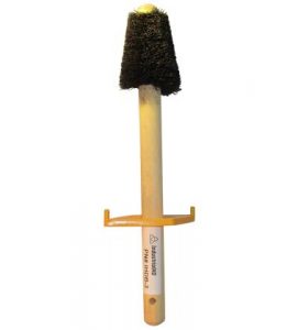 IHDB 3 Tapered Trim Heavy Duty Thread Compound Dope Brush 2 Front And 3 Back W Guard 16 LG Handle IndustrialHD