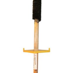 IndustrialHD IHDB-5 Cepillo Aplicador de Compuestos con Recorte Recto 1-3/4" y Protector, Mango SM de 16" de Alta Resistencia