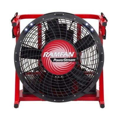 RamFan EL5500 AC-DC Variable Speed Blower, 85-260 VAC, 40 VDC, 18 inch, Plug 5-15P, NO BATT w/Carry strap Part Number: EL5500
