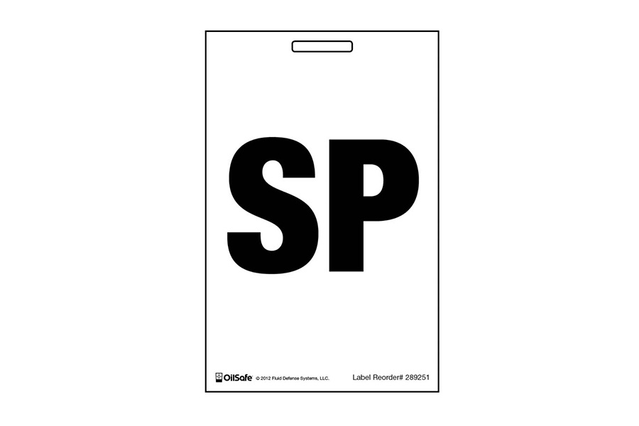 Oil Safe 289251 Sample Point Label - Plastic Card - Generic Oil Safe 289251 Sample Point Label Plastic Card Generic Sistema de Gestión de Lubricación OilSafe