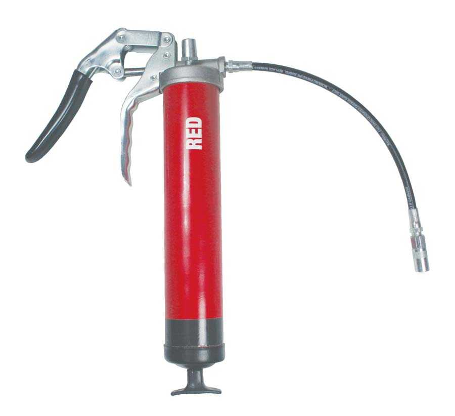 Pistola de Grasa de Cuerpo de Acero Oil Safe con Empuñadura Tipo Pistola Oil Safe Steel Body Grease Gun w Pistol Grip Sistema de Gestión de Lubricación OilSafe