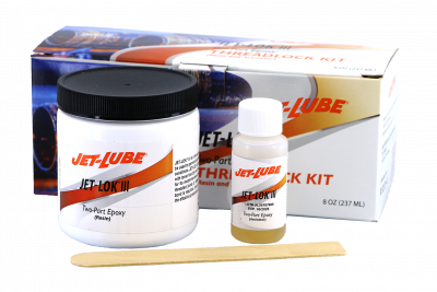 Jet-Lube JET-LOK III Bloqueador de Roscas / Epoxi de Dos Componentes