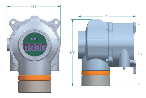 Detector Electroquímico de Gases Tóxicos Oldham Simtronics DGi-TT7-E
