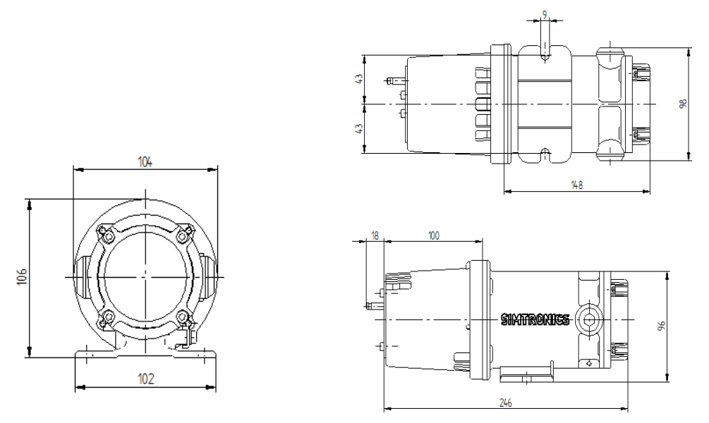 Detector de Gas por Punto de Infrarrojo Oldham Simtronics GD10P
