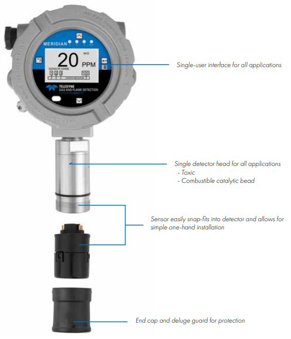 Detector Universal de Gases Teledyne Meridian