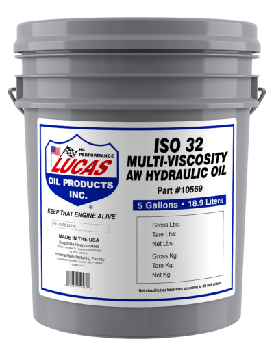 Aceite Hidráulico Multi Viscosidad AW ISO 32 de Lucas Oil