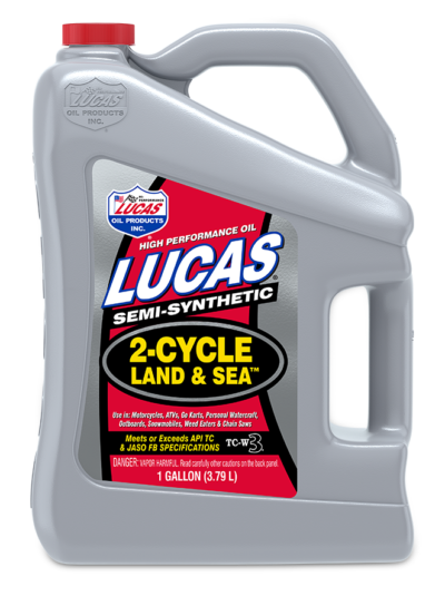 Aceite Semisintético TC-W3 de 2 Tiempos Tierra y Mar Lucas Oil