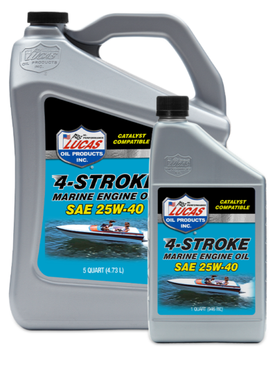 Aceite para motor marino Lucas 4 tiempos SAE 25W-40