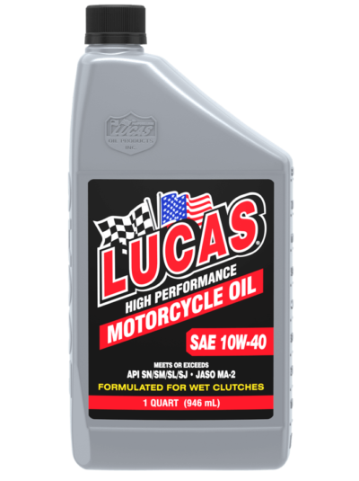 Lucas Oil Aceite Convencional de Alto Rendimiento para Motocicletas
