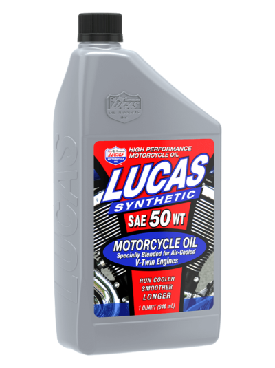 Aceite Sintético SAE 50W V-Twin para Motocicletas Lucas Oil