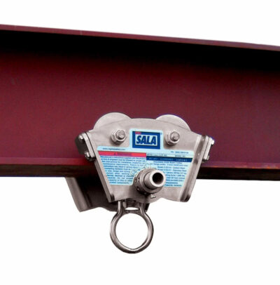 2103147 - 3M DBI-SALA I-Beam Trolley Anchor, Stainless Steel, Fits 3 - 8 in Wide, 11/16 in Thick