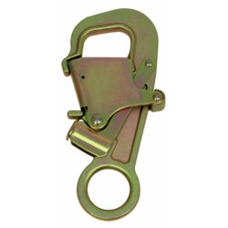 3M Tie-Back Double Locking Snap Hook, Zinc Plated Steel, 5000 lb Gate, 0.82 in. Throat