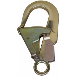 9502058 - 3M Double Locking Rebar Snap Hook, Aluminum, 3600 lb Gate, 2 1/4 in Throat