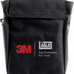 Estuche para herramientas 3M con anillo en D, lona, negro, 7.5 pulg x 11 pulg