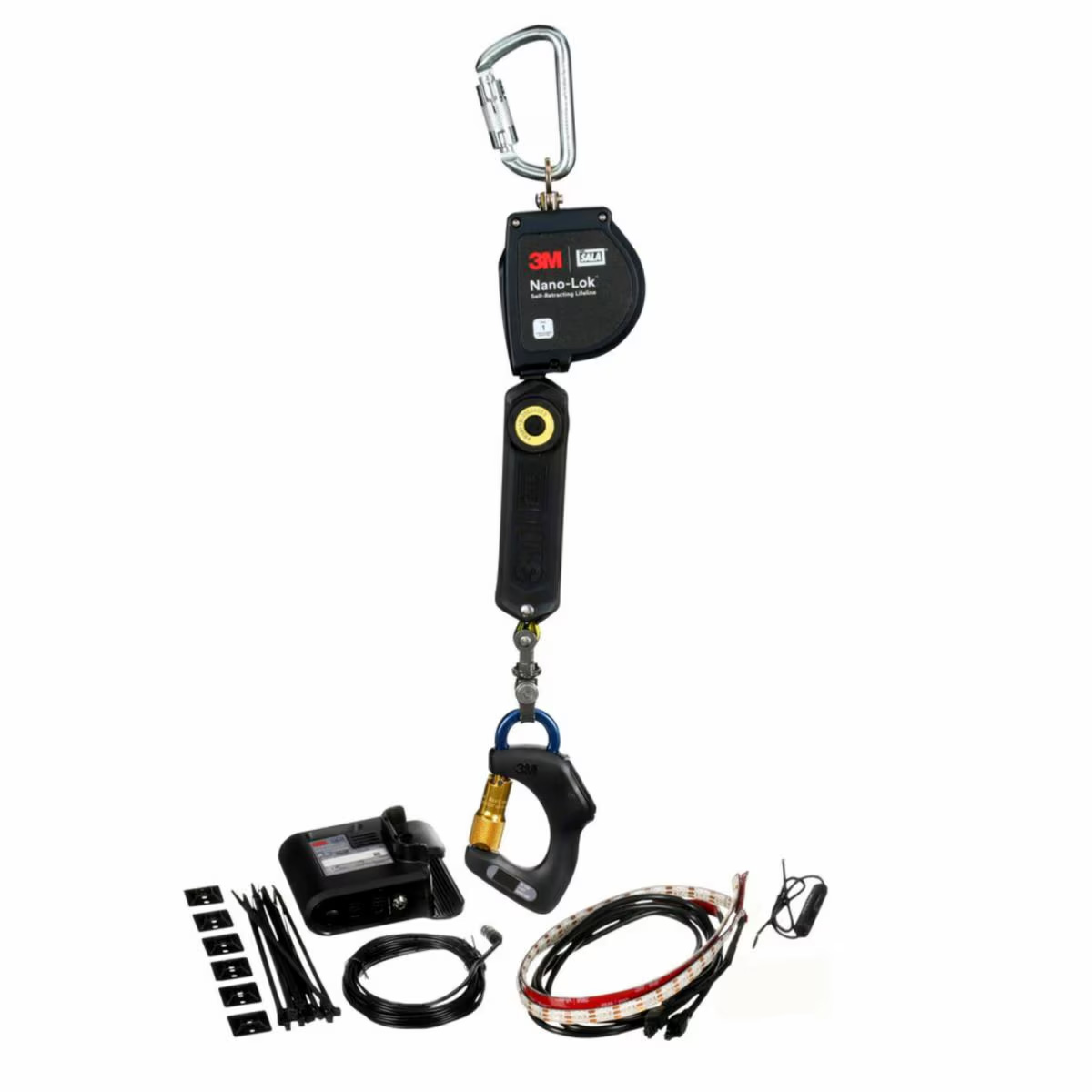 3100273 3M DBI SALA Nano Lok Connected Extended Length Order Picker Self Retracting Lifeline Kit Web 11 ft
