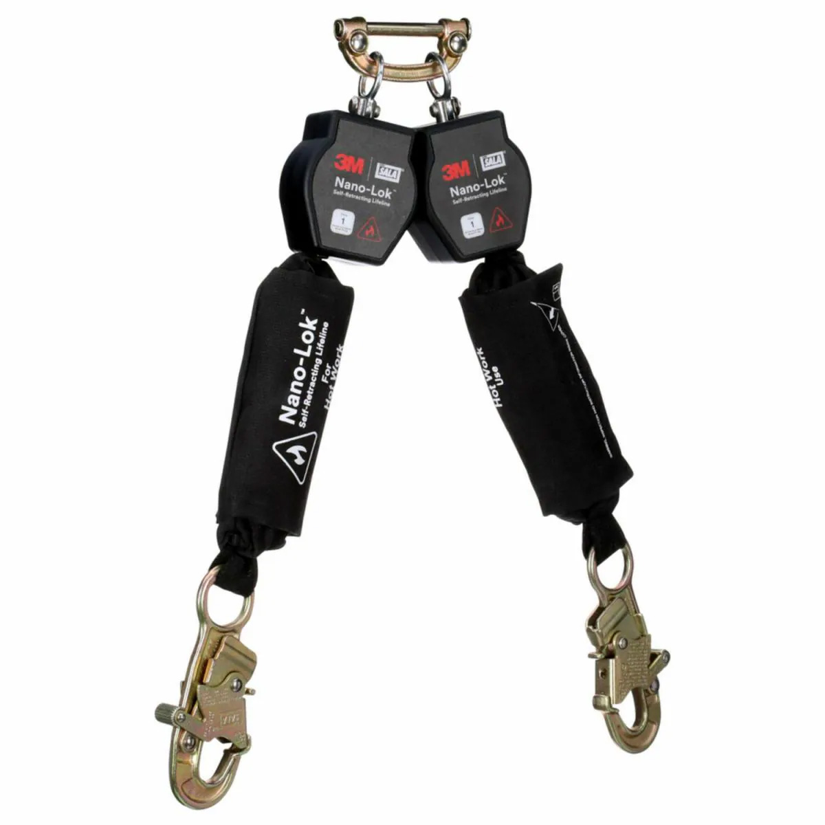 3100565 3M DBI SALA Nano Lok Hot Work Twin Leg Personal Self Retracting Lifeline Kevlar Fiber Web 6 ft