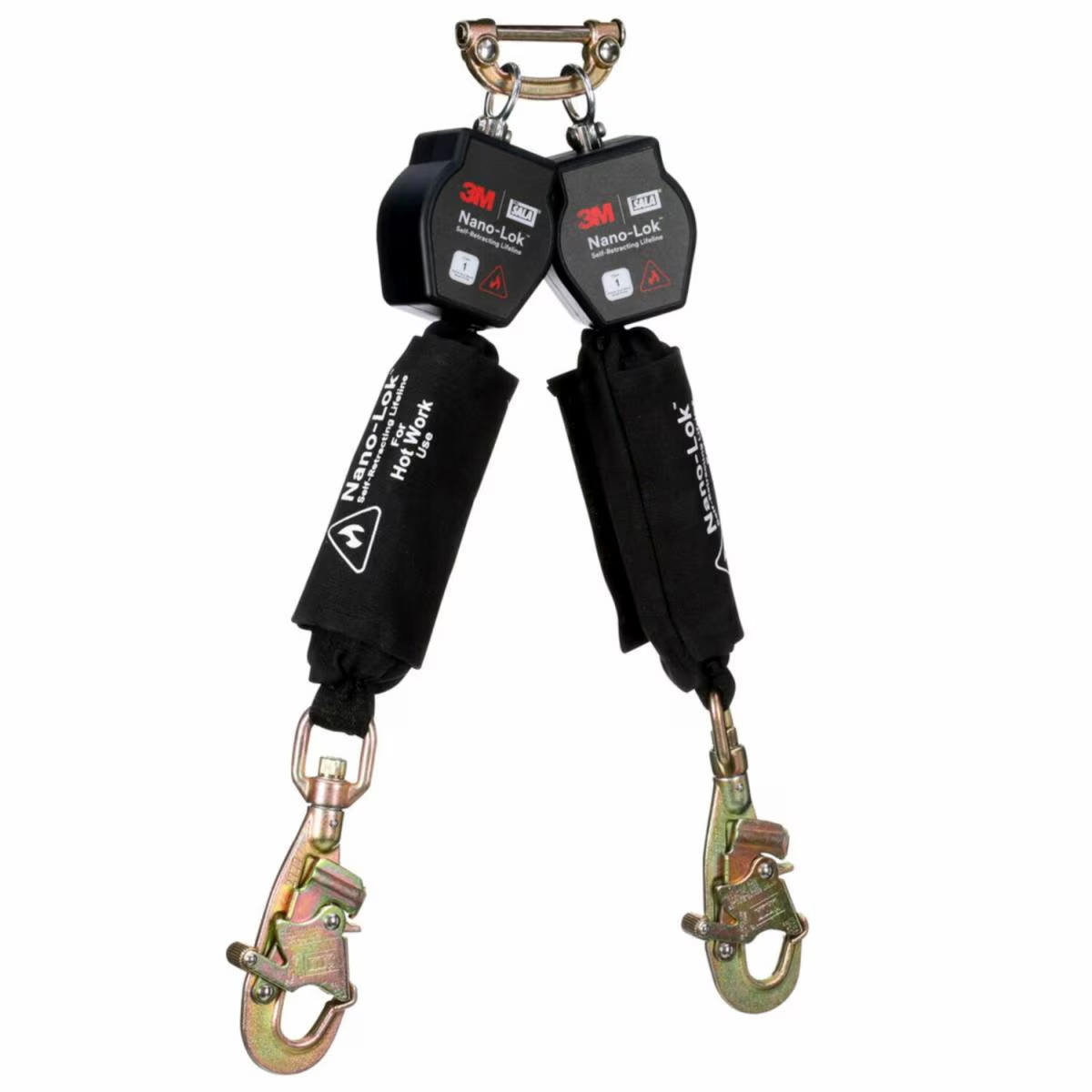 3100566 3M DBI SALA Nano Lok Hot Work Twin Leg Personal Self Retracting Lifeline Kevlar Fiber Web 6 ft