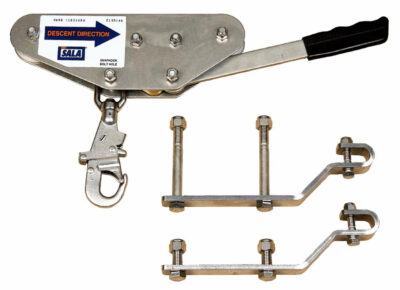 3302976 - Kit de Hardware para Descendedor Automático de Alta Velocidad Inclinado 3M DBI-SALA Rollgliss, Gancho de Acero Inoxidable