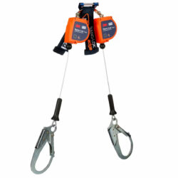 3500284 - 3M DBI-SALA Nano-Lok edge Twin-Leg Personal Self-Retracting Lifeline, Galvanized Cable, 7 ft