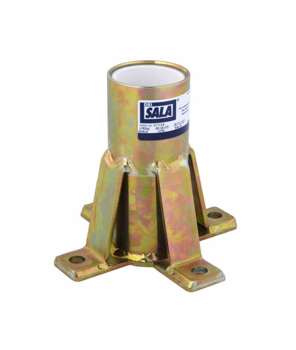 3m dbi sala advanced floor mount sleeve davit base 85161901