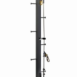 6116634 - Sistema de Seguridad Vertical con Cable Lad-Saf 3M DBI-SALA para Monopolo, 4 Usuarios, Acero Galvanizado