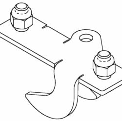 7400089 - Soporte Intermedio para Poste Vertical de Viga I Perpendicular 3M DBI-SALA SecuraSpan HLL, Compra por separado, 1 pieza