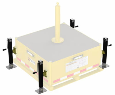 8530563 - Kit de gato nivelador para base contrapeso Flexiguard Jib 3M DBI-SALA 8530563, amarillo