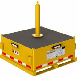 8530566 - Base de Contrapeso para Pluma Flexiguard 3M DBI-SALA con Concreto, Amarillo, 5000 lb