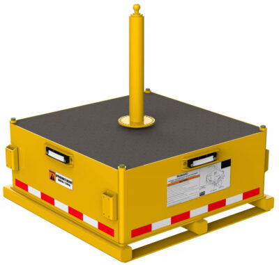 8530566 - Base de Contrapeso para Pluma Flexiguard 3M DBI-SALA con Concreto, Amarillo, 5000 lb