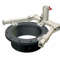 8520267 - 3M DBI-SALA Confined Space Integrated Tank Flange Davit Mast Base, Fits 18 - 36 in dia