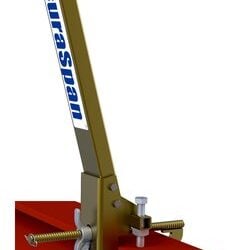 7400056 - Montante Temporal de Línea de Vida Horizontal para Viga en I 3M DBI-SALA con Base, Compatible con Brida de 18 a 24 pulg. de hasta 2.25 pulg. de Grosor