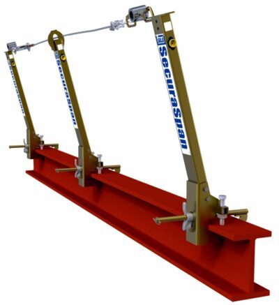 Sistema de línea de vida horizontal SecuraSpan para vigas en I DBI-SALA