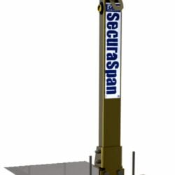 7400215 - 3M DBI-SALA SecuraSpan Poste HLL para Barras de Refuerzo/Pernos de Cizalladura con Base, 1 pieza