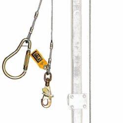 3512100 - 3M DBI-SALA SSB Cable Climb Assist System Lifeline Assembly, 1/4 in Galvanized Steel 7 x 19, 100 ft