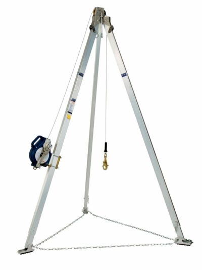 8301091 - 3M DBI-SALA Confined Space Aluminum Tripod with 3-Way SRL, 7 ft Tripod, 50 ft Galvanized Cable