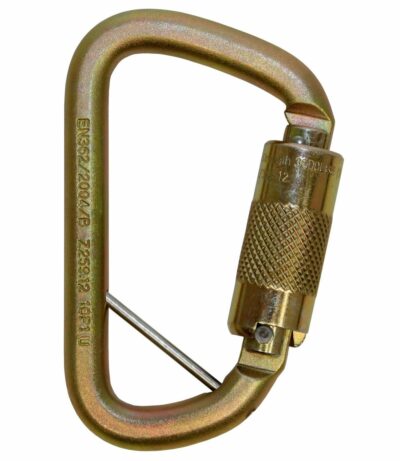 2000117 - 3M™ DBI-SALA® Rollgliss™ Technical Rescue Offset D Fall Arrest Carabiner with Captive Eye, Gold, Medium