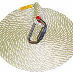 AC215A1 - Cuerda de Seguridad 3M PROTECTA 5/8 pulg. (1.6 cm) Nailon con Mosquetón, 15M