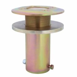 8515162 - 3M DBI-SALA Confined Space Permanent Deck Mount Sleeve Davit Mast Base, Zinc Plated Steel
