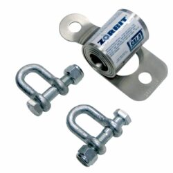 7401031 - Kit Absorbedor de Energía Metálico para Línea de Vida Horizontal 3M DBI-SALA con Kit de Herrajes, 2 Grilletes