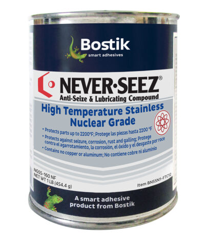 Bostik Never-Seez NGSS-160 NF Alta Temperatura Acero Inoxidable Grado Nuclear - Lata Plana de 1 lb