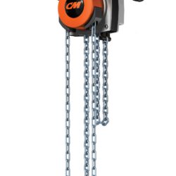 Polipasto Manual de Cadena CM Hurricane 360° Trole de 3 Toneladas y 10 pies Tipo Ejército - HU3000PA10