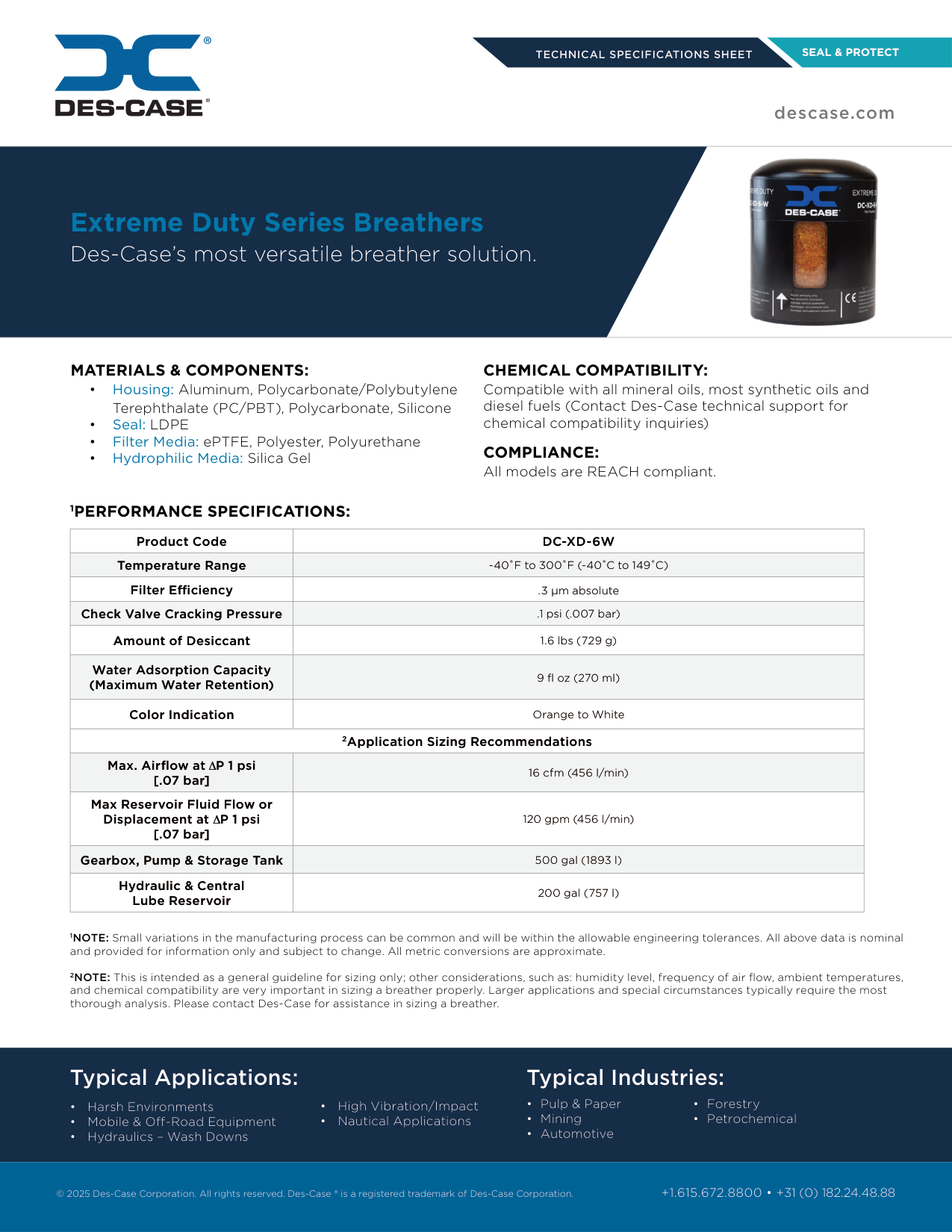 descase extreme duty breather product unit Blog