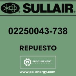 Sullair 02250043-738 Válvula, Byp10S Pressure. Relief 1/2In