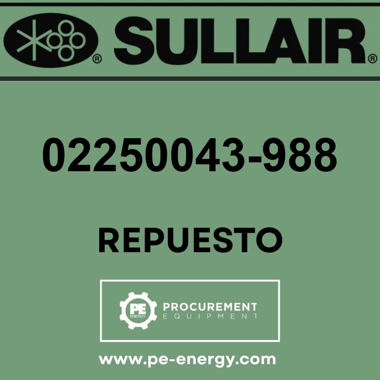 Sullair 02250043-988 Enfriador, Aftercooler-Basco O8036-4-2 Special